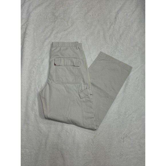 Levi's Pants Vintage Y2k Levis Cargo Pants Mens Size 34x34 Tan
